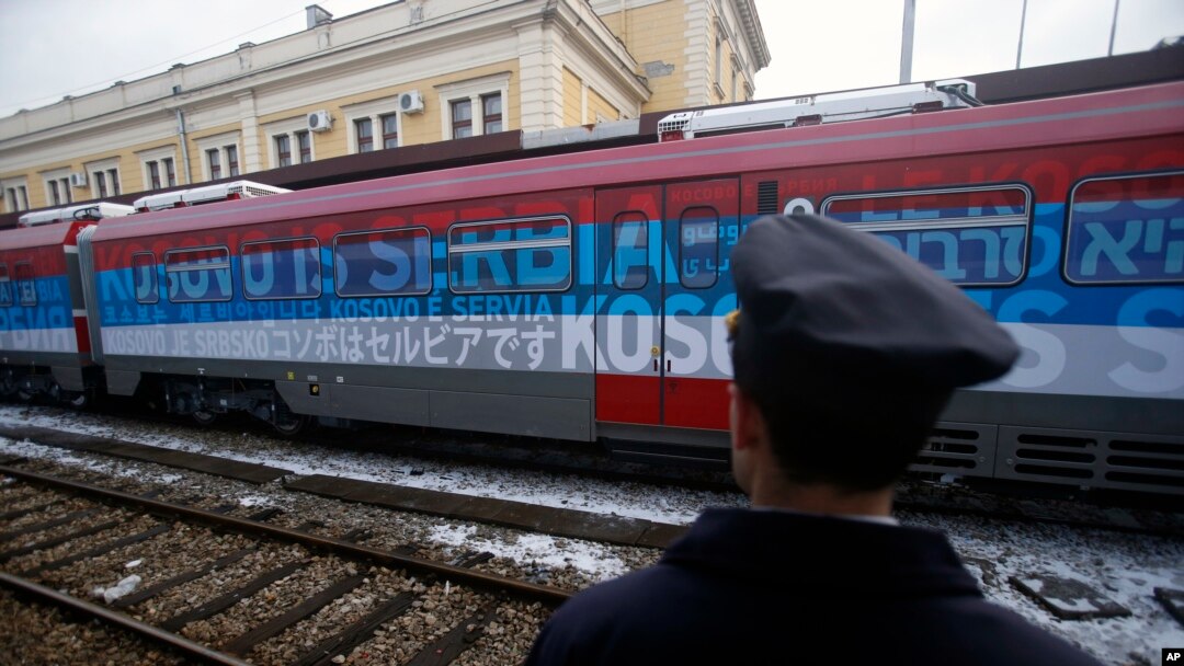 Samo poslednji u nizu incidenata na Balkanu - voz sa natpisom "Kosovo je Srbija" koji je iz Beograda bezuspešno poslat u Kosovsku Mirovicu, 14. januara 2017.