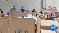 VOA英语视频: 慈善机构几近挣扎满足不断上升的食品需求