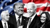 trump biden pence harris