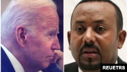 የዩናትይድ ስቴትስ ፕሬዚዳንት ጆ ባይደን ጠቅላይ ሚኒስትር ዐቢይ አህመድ