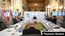 وزیران خارجه هفت کشور صنعتی در نشست لندن -۱۴ اردیبهشت