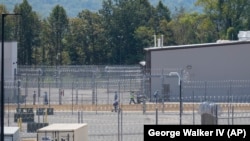 Lembaga Pemasyarakatan Trousdale Turner yang dioperasikan oleh CoreCivic terlihat pada Kamis, 29 Agustus 2024, di Hartsville, Tennesse. (George Walker IV/AP)