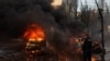 روسیه بار دیگر با موشک و پهپاد به کی‌یف حمله کرد