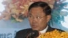 FILE - Cambodian business tycoon Ly Yong Phat delivers a speech during the Cambodia-China Business and Investment Forum on the outskirts of Phnom Penh, Cambodia, on Dec. 1, 2016.