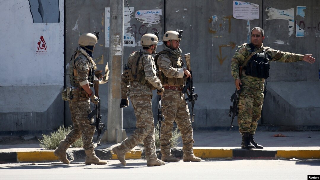 Afghan security forces arrive at the site of a blast in Kabul, Afghanistan September 17, 2019. REUTERS/Omar Sobhani.
