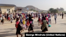 Internally displaced persons (IDPs) say gunmen who opened fire outside the gates of U.N. House in Juba (above) wore SPLA uniforms. 