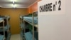 Bunk beds are seen in the atomic shelter underneath the civil protection building in Gollion, Switzerland, Dec. 12, 2024. 