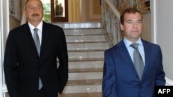 Ильхам Алиев и Дмитрий Медведев