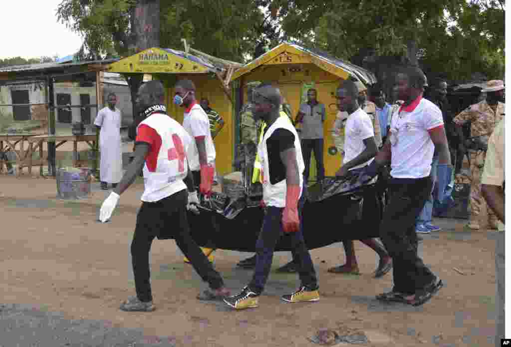 Harin Kunar Bakin Wake Yau Jumma&#39;a A Kusa Da Kasuwar Kwastam Ta Maiduguri