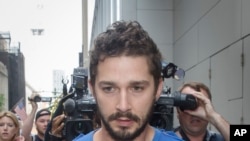 Shia LaBeouf (AP Photo/John Minchillo)