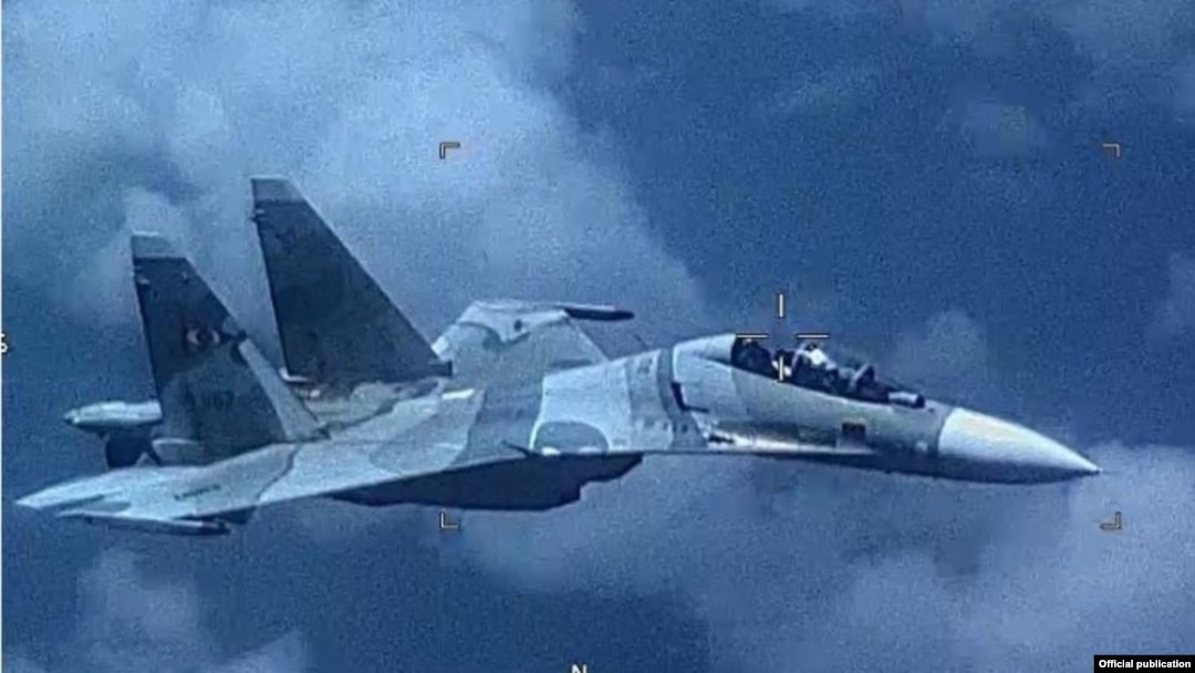 Un Sukhoi 30 de la Fuerza Aérea de Venezuela en una foto de 2019.
