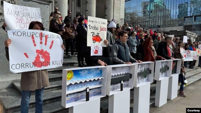 Skup podrške studentima u Vankuveru, 1. mart 2025. (courtesy)