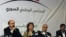 From left: Members of Syrian National Council - Ahmed Ramadan, Bassma Kodmani, Abdulbaset Seida and Imad Aldeen Rashid in Istanbul, Turkey (file photo)