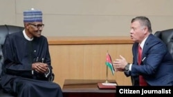  Shugaba Buhari da Sarki Abdallah na Jordan