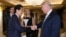 FILE - Japan's Prime Minister Shinzo Abe meets with then U.S. President-elect Donald Trump at Trump Tower in New York, Nov. 17, 2016.
