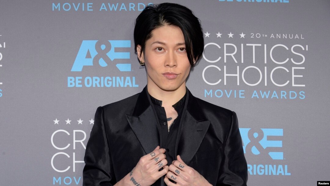 Japanese singer Miyavi arrives at the 20th Annual Critics' Choice Movie Awards in Los Angeles, California, Jan. 15, 2015. 
