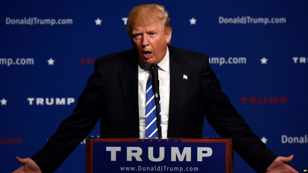 Donald Trump sementara unggul di tiga negara bagian utama dalam persaingan meraih nominasi Capres AS dari Partai Republik (foto: dok).