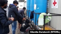 Bosnia and Herzegovina - Migrants at the Vucjak Reception Camp near Bihac. 10. October 2019.