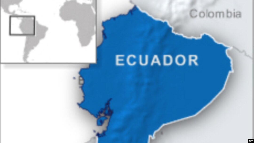 Peta Ekuador.