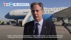 VOA60 America - Blinken visits Saudi Arabia amid push for Middle East ceasefire