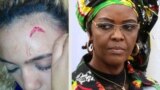  Gabriella Engels (i bubamfu), na Grace Mugabe (i buryo).
