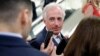 FILE - Sen. Bob Corker, R-Tenn., listens to a reporter's question on Capitol Hill, Oct. 3, 2018 in Washington. 