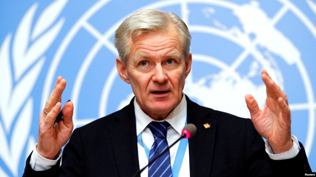 Penasihat khusus untuk utusan khusus PBB untuk Suriah, Jan Egeland 