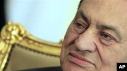 Former Egyptian President Hosni Mubarak (file photo)