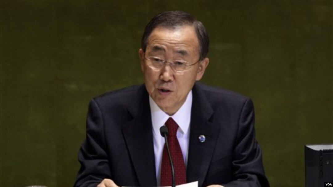 Sekretaris Jenderal PBB, Ban Ki-moon.