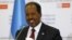 Le président somalien Hassan Cheikh Mohamoud lors d'une conférence de presse à Istanbul, Turquie, le 23 février 2016.