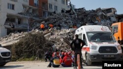 زلزله در ترکیه. آوار ساختمانی در شهر آنتاکیا در جنوب ترکیه - ۱۸ فوریه ۲۰۲۳ (۲۹ بهمن ۱۴۰۱)