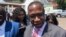 Mthuli Ncube, Zimbabwe’s new finance minister, talking to reporters after taking oath of office in Harare, Sept. 10, 2018. 