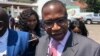 Mthuli Ncube, Zimbabwe’s new finance minister, talking to reporters after taking oath of office in Harare, Sept. 10, 2018. 