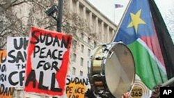 A pro-Sudan demonstration in London