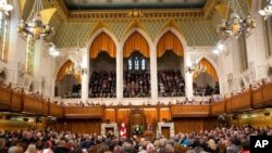 Una vista de la Cámara de los Comunes del Parlamento de Canadá. [Foto de archivo]