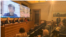 香港社运人士黄之锋11月28日与意大利国会进行视讯会议(黄之锋脸书)