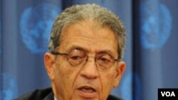 Sekjen Liga Arab Amr Moussa