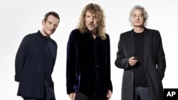 Dari kiri, John Paul Jones, Robert Plant dan Jimmy Page dari Led Zeppelin. (Foto: Dok)