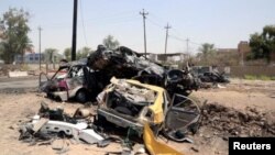 25일 이라크 수도 바그다드 북부 칼리스의 한 검문소에서 자살 차량 테러로 수십명의 사상자가 발생했다.