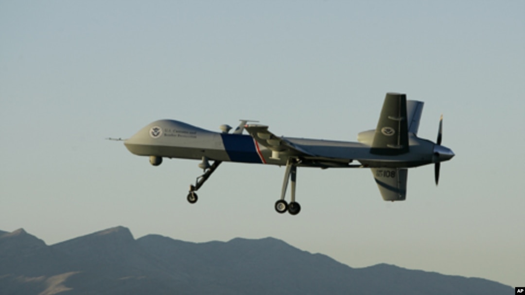 File photo of an unmanned aerial aircraft.