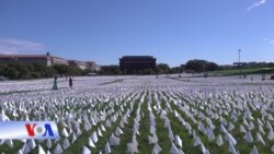 'Cánh đồng cờ trắng' tưởng niệm nạn nhân Covid ở Mỹ