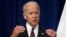 FILE - Vice President Joe Biden speaks in the South Court Auditorium on the White House campus in Washington, June 16, 2015. Biden appears to be seriously weighing another run for the Democratic presidential nomination as he explores his prospects.