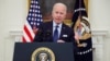 Presiden AS Joe Biden saat memberi paparan di Gedung Putih, Washington, Selasa, 4 Mei 2021. (Foto: Jonathan Ernst/Reuters)