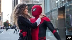 Salah satu adegan dalam film: Spider-Man: Far From Home.