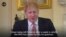 A grab done from the Twitter page of Britain's Prime Minister Boris Johnson, in which he hails the staff in the National Health Service (NHS) for saving his life, filmed at 10 Downing Street, London, Sunday April 12, 2020. Johnson was discharged…