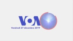 VOA 60 Afrique du 27 décembre 2019