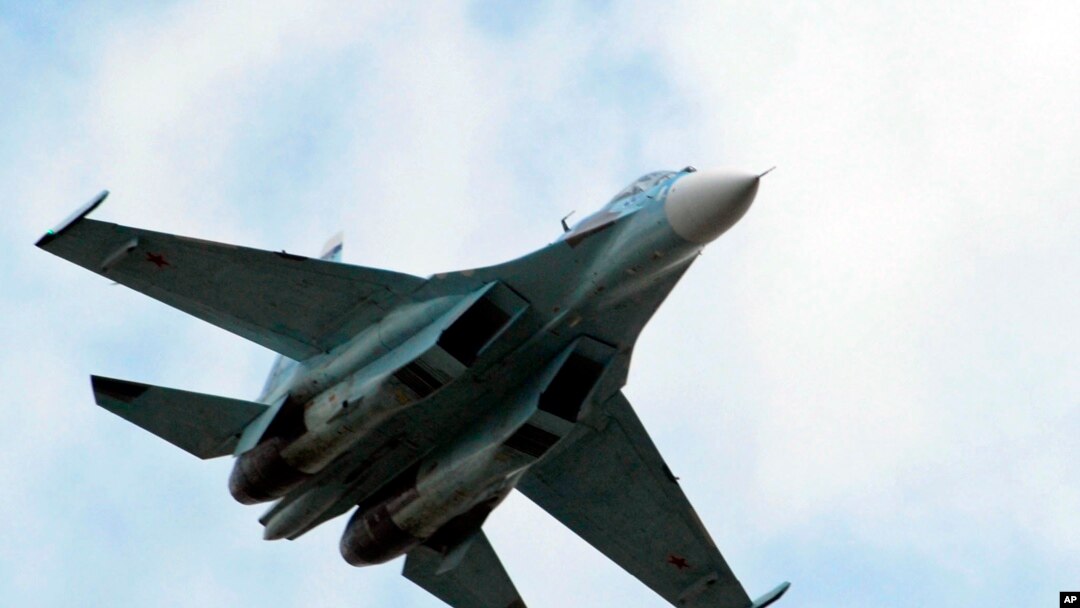 Pesawat jet tempur Rusia Shukoi Su-30. (Foto: dok).