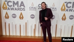 FILE - Morgan Wallen attends the 56th Annual CMA Awards at Bridgestone Arena, in Nashville, Tennessee, Nov. 9, 2022.