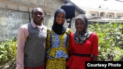 Adama, Awa and Penda (from left) were the three Starling Sponsorship Program recipients who recently completed high school. (Courtesy photo)