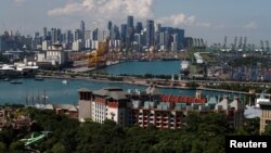 6.12 미북정상회담이 열린 싱가포르의 센토사섬의 경관. 